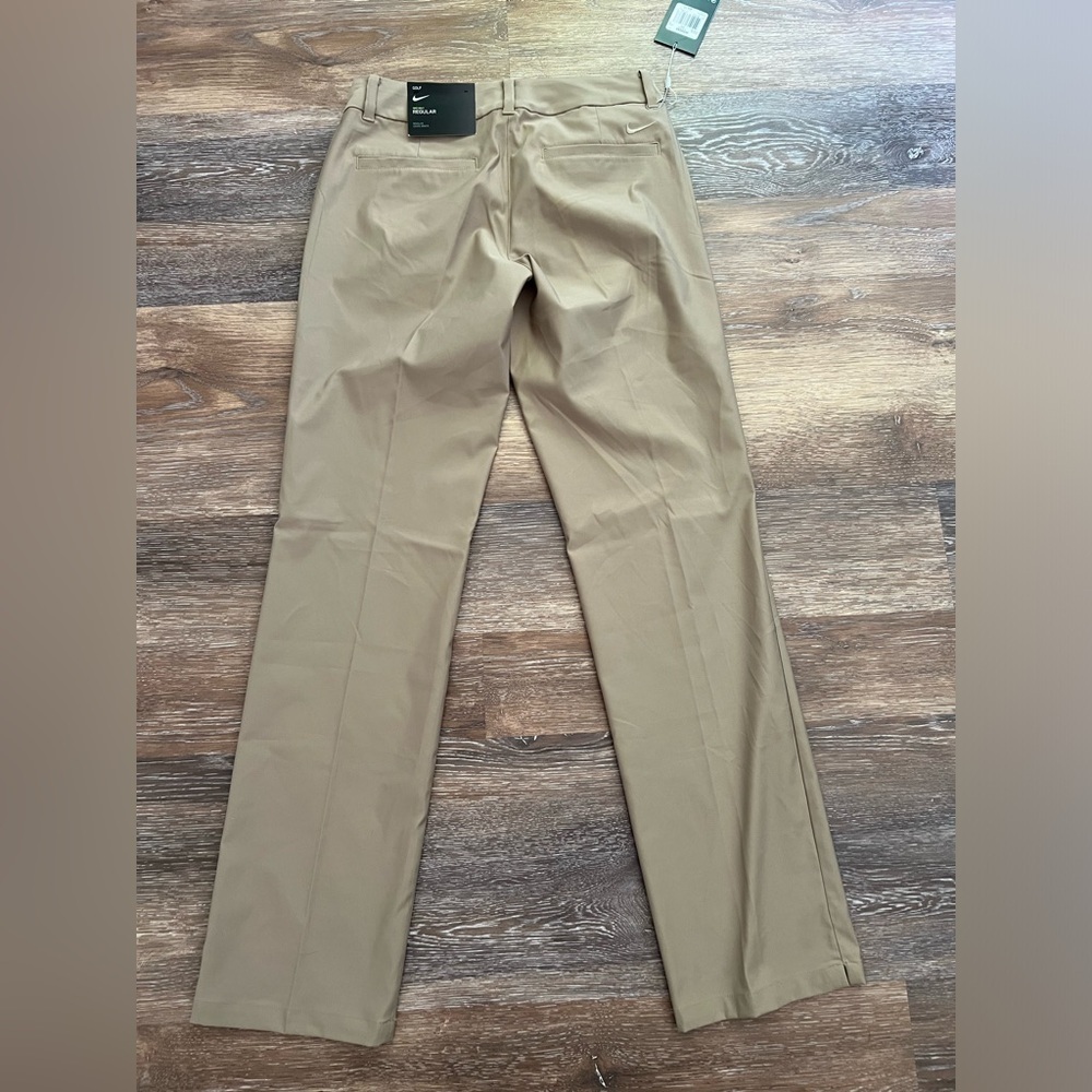 Nike dri-fit golf size khaki straight leg golf pants size 4 - Picture 2 of 5